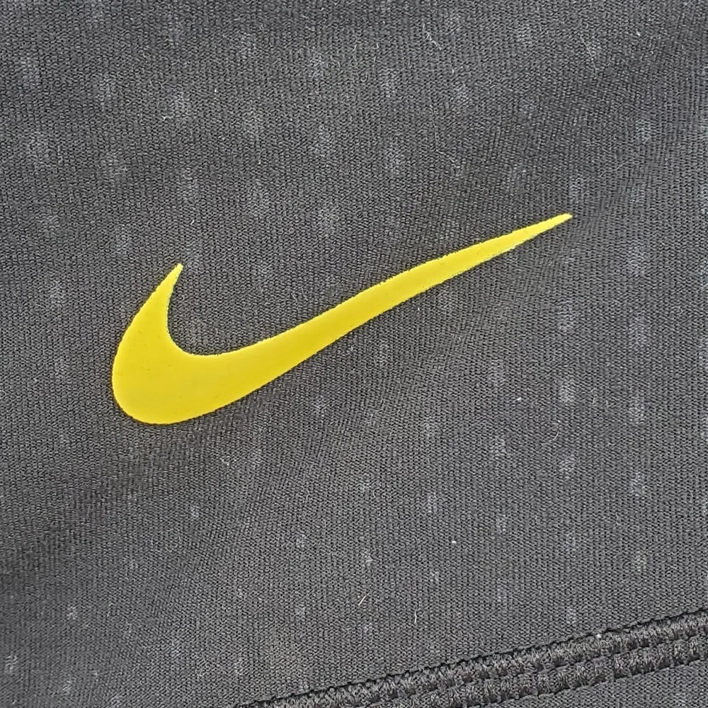 Nike Oregon Ducks Power Dri-fit Athletic Leggings Size Small Black Yellow